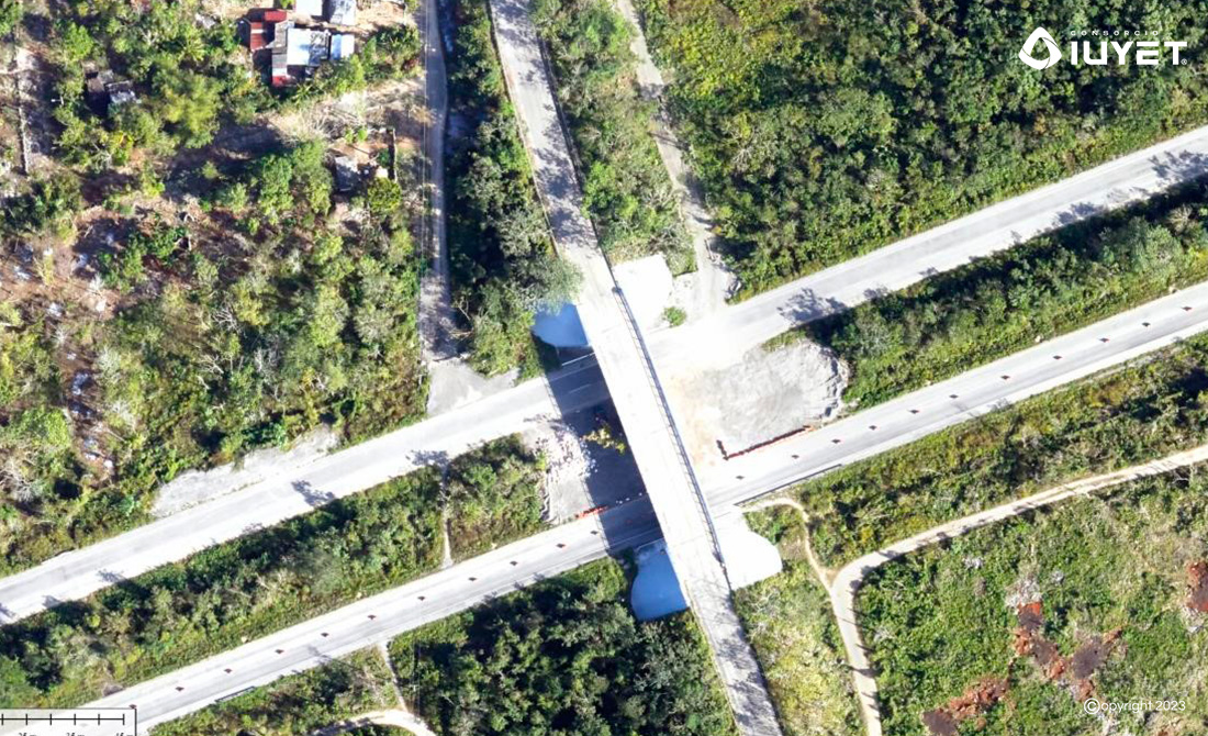 Photogrammetrische Vermessung der Trasse der Achse des Projekts "Tren Maya Tramo 4"